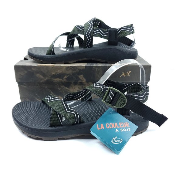 Chaco Other - Chacos Fleet Moss Green Black Z Cloud Sandals